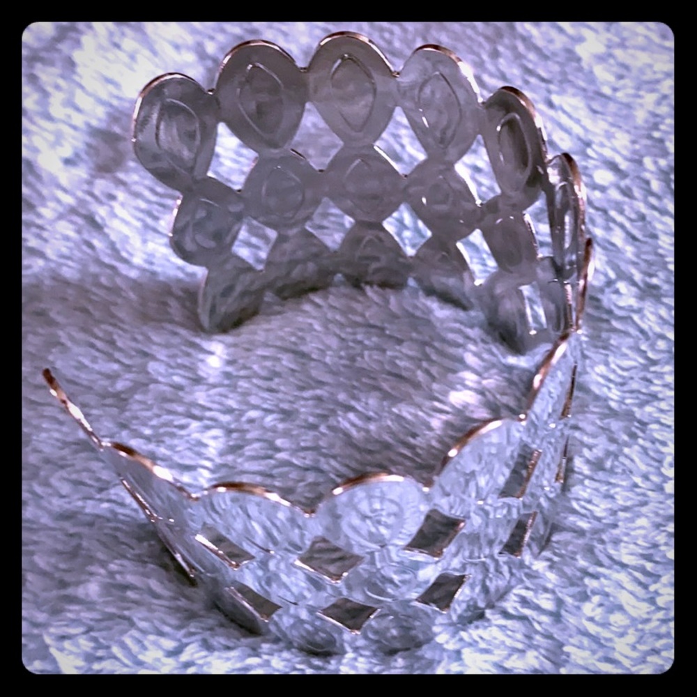 Silver woman’s cuff bracelet